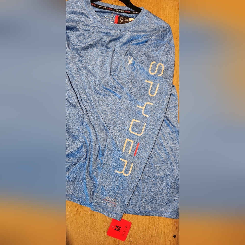 NWT Spyder Swim shirt - Picture 3 of 4